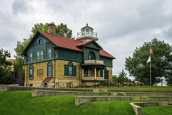 Great Lake Wall Art featuring the photograph Old Michigan City Lighthouse by Steve L'Italien