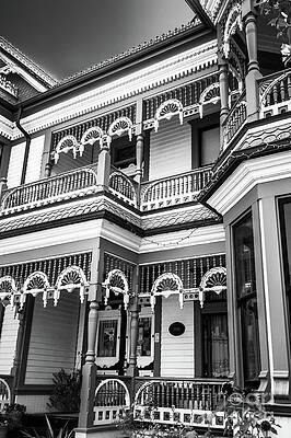 Wall Art featuring the photograph Old Victorian Ferndale California by Blake Webster