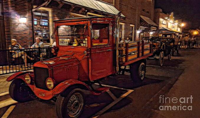 Fl Wall Art featuring the photograph Ole Towne Happenings by Mary Lou Chmura