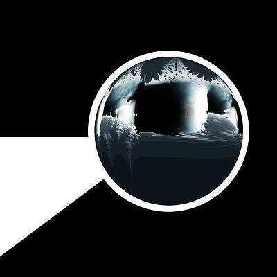 Minimalist Digital Art - On Closer Inspection by Vic Eberly