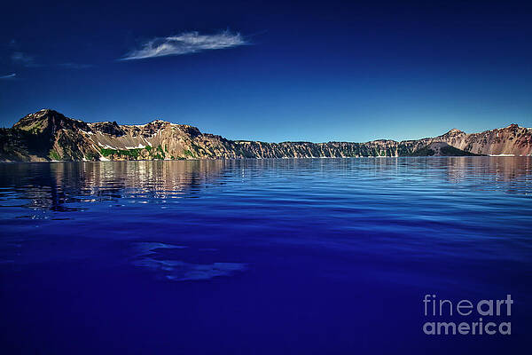 Summer Photograph - On Crater Lake by Bruce Block