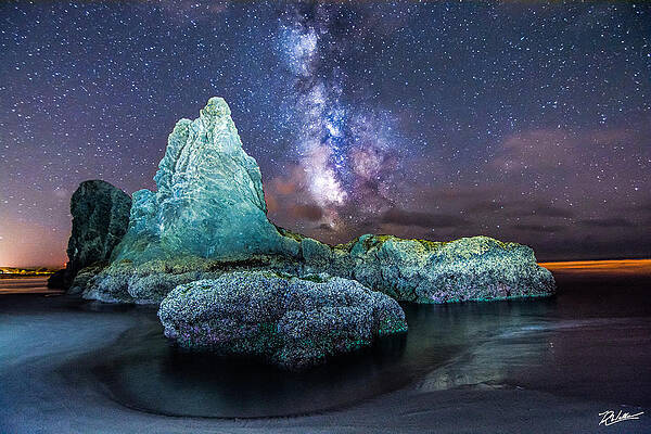 Milky Way Wall Art featuring the photograph Oregon Coast Magic by Russell Wells