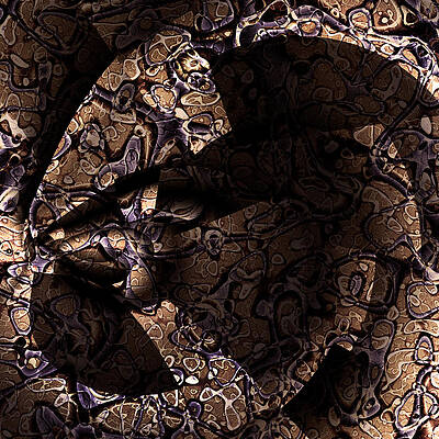 Unique Wall Art featuring the digital art Outside In by Vic Eberly