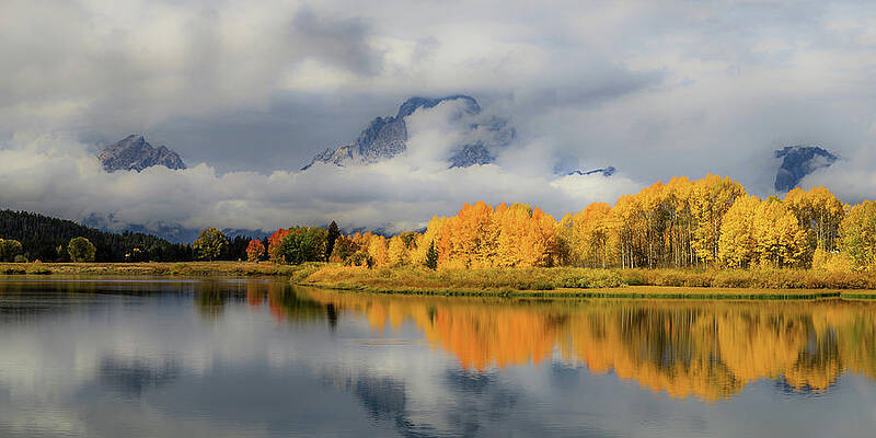 Wyoming Wall Art featuring the photograph Oxbow Dream by Jeff Stoddart