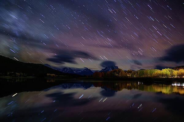 Wyoming Wall Art featuring the photograph Oxbow Evening by Jeff Stoddart