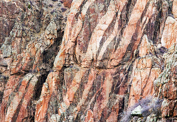 Rocky Photograph - Painted Walls by Nicholas Blackwell