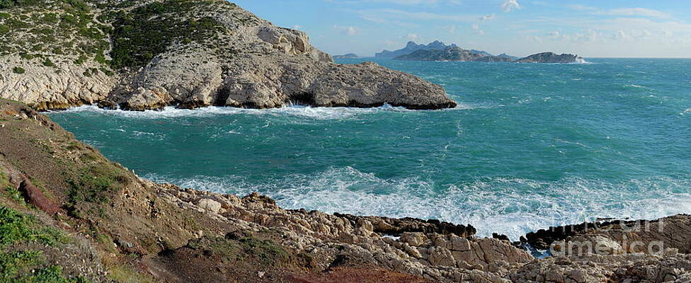 Outdoors Wall Art featuring the photograph Panoramic View Of Mediterranean Coast by Sami Sarkis Photography