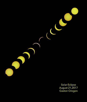 Dramatic Wall Art featuring the photograph Partial Solar Eclipse by Jean Noren