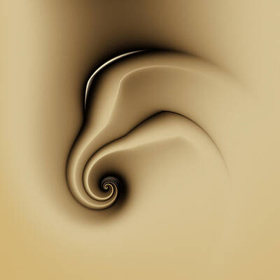 Modern Wall Art featuring the digital art Pas De Deux by Vic Eberly