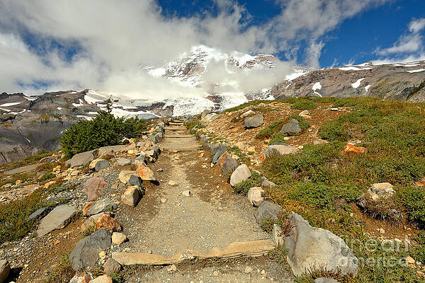 Mountain Wall Art featuring the photograph Path Before The Climb by Adam Jewell