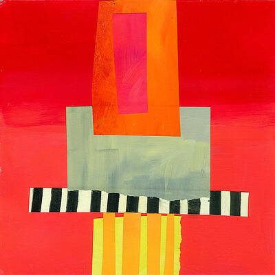 Geometric Color Blocks Wall Art