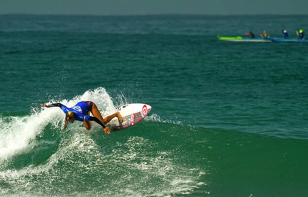 Surfer Wall Art featuring the photograph Pauline Ado Surfer Girl by Waterdancer