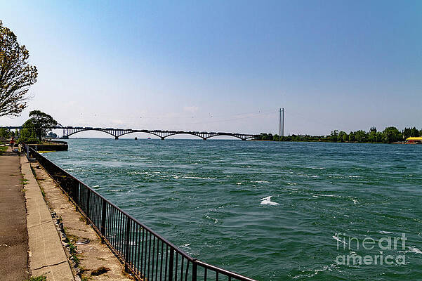 Architecture Wall Art featuring the photograph Peace Bridge by William Norton
