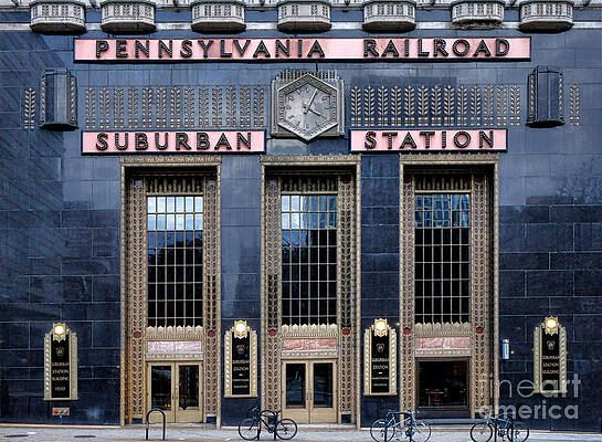 Pennsylvania Railroad Suburban Station Facade Photograph