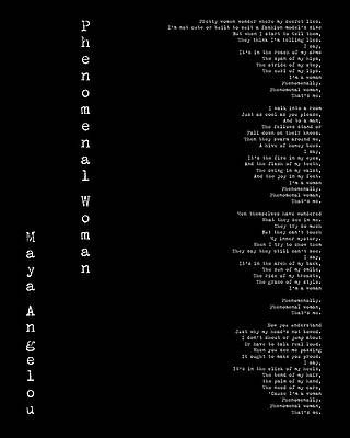 Phenomenal Woman by Maya Angelou - Feminist Poetry by Georgia Clare