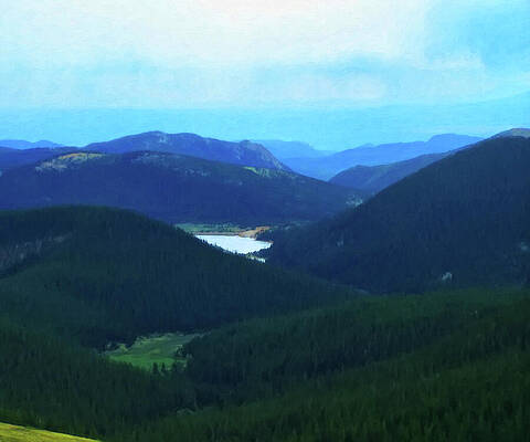 Painting - Pikes Peak 2 by Flees Photos