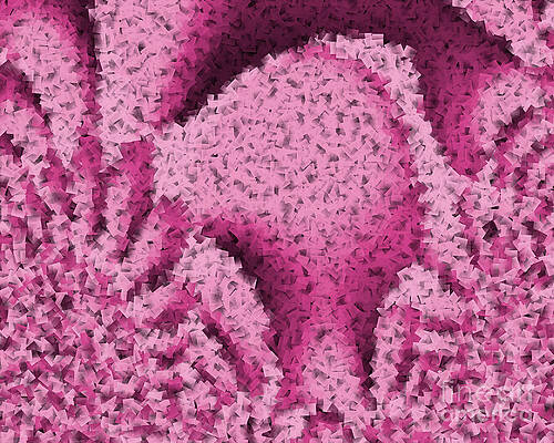 Wall Art featuring the photograph Pink Confetti by Onedayoneimage Photography