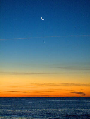Sky Wall Art featuring the photograph Planets by Robert Newman