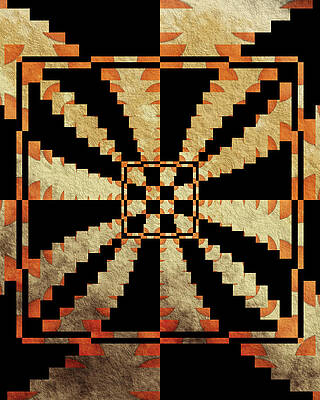 Geometric Wall Art featuring the digital art Please Stand By by Vic Eberly