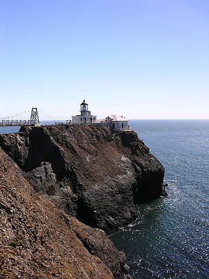 California Wall Art featuring the photograph Point Bonita Lighthouse by C Thomas Cooney