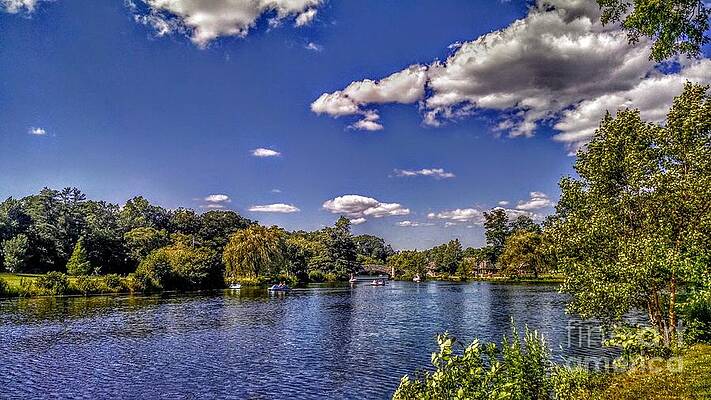 Wall Art featuring the photograph Pond At Verona Park by Christopher Lotito