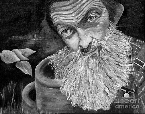 North Carolina Painting - Popcorn Marvin Sutton - Second Of A Series by Jan Dappen