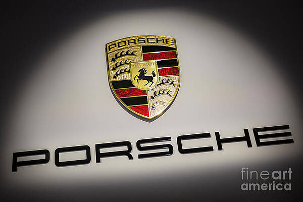 Transportation Wall Art featuring the photograph Porsche Car Emblem by Stefano Senise