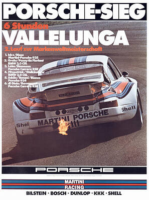 Porsche Victory at Vallelunga Digital Art