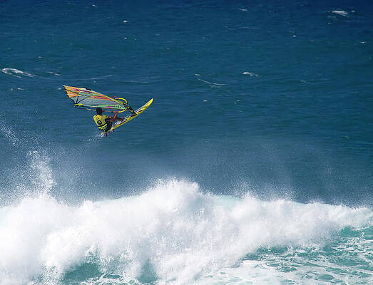 Athlete Wall Art featuring the photograph Pro Sailboarder Maui by Waterdancer