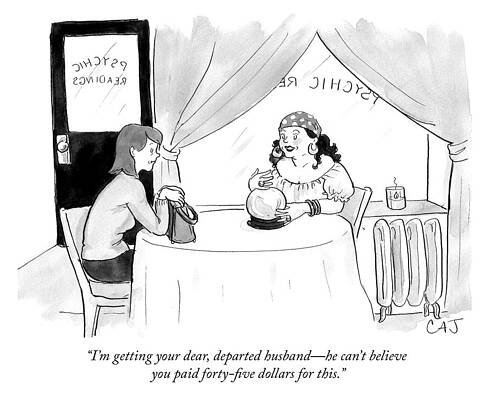 Psychic Reading with a Crystal Ball Wall Art