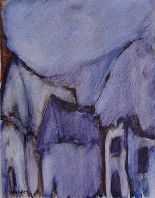 Purple Hut by Katt Yanda
