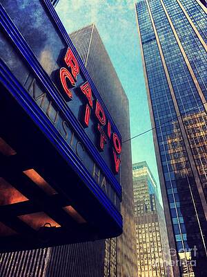 Sky Photograph - Radio City by Onedayoneimage Photography