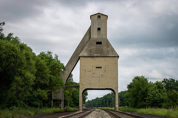Wall Art featuring the photograph Railroad Tower by Steve L'Italien
