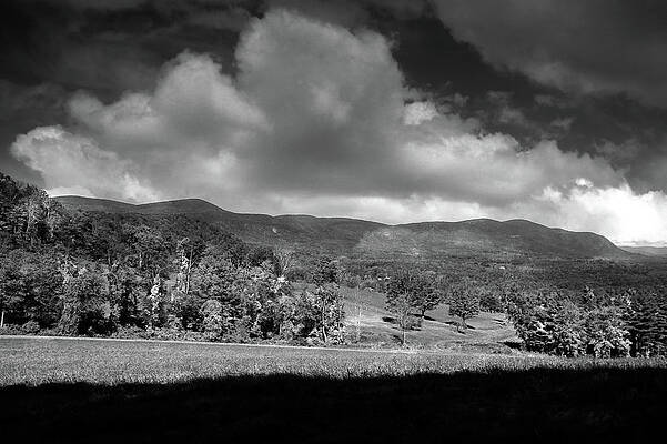 Wall Art featuring the photograph Rand's View In Black And White by Raymond Salani III