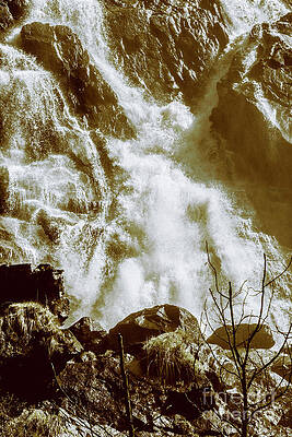 Rustic Photograph - Rapid River by Jorgo Photography