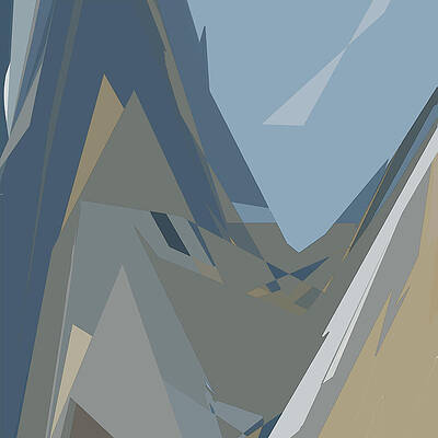 Whimsical Digital Art - Ravine by Gina Harrison