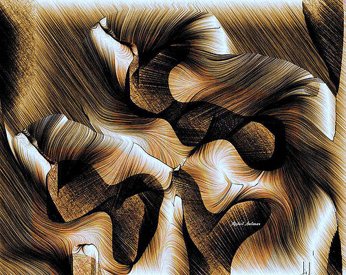 Wall Art featuring the digital art Rebellious by Rafael Salazar