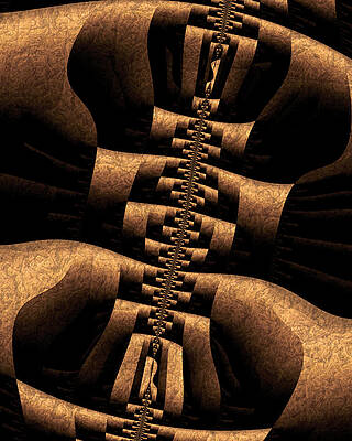 Modern Wall Art featuring the digital art Recurve by Vic Eberly