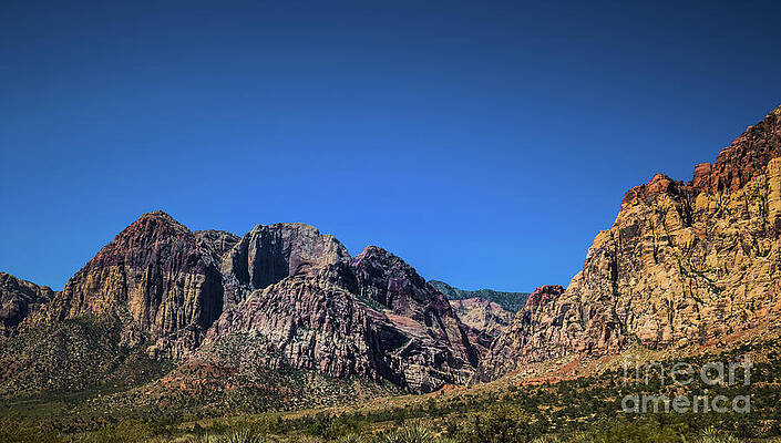 Wall Art featuring the photograph Red Rock Canyon #17 by Blake Webster