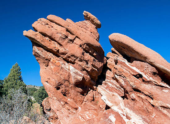 Rocky Photograph - Red Snail Rock by Nicholas Blackwell