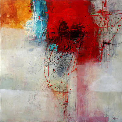 Vibrant Abstract Composition Wall Art