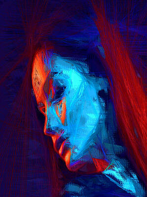 Wall Art featuring the digital art Reflecting On Our Times by Rafael Salazar