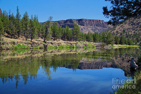 Summer Photograph - Reflections In The Crooked River by Bruce Block