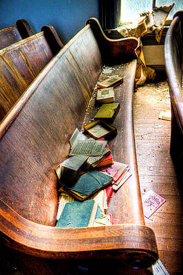 Architecture Wall Art featuring the photograph Religion Abandonded by Jonny D