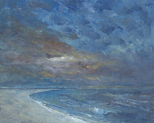 Wave Painting - Retreat by Jane See