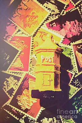 Wall Art featuring the photograph Retro Postal Service by Jorgo Photography