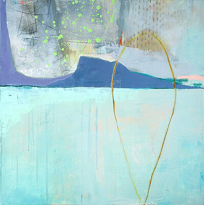 Abstract Coastal Landscape Wall Art