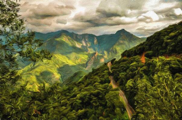 Digital Art - Road In Sequoia National Park by Miroslav Liska