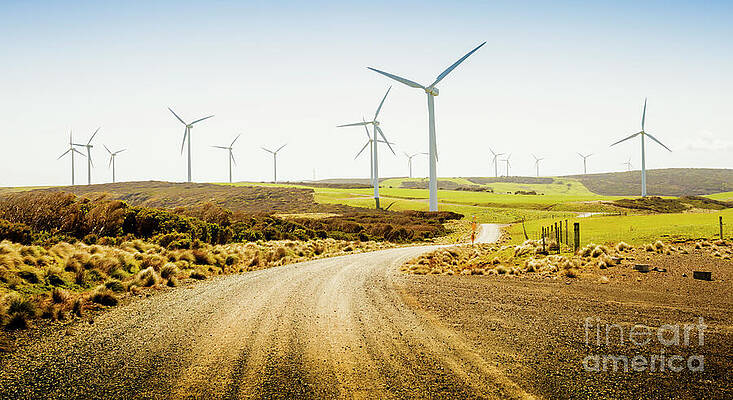 Natural Wall Art featuring the photograph Road To Natural Energy by Jorgo Photography