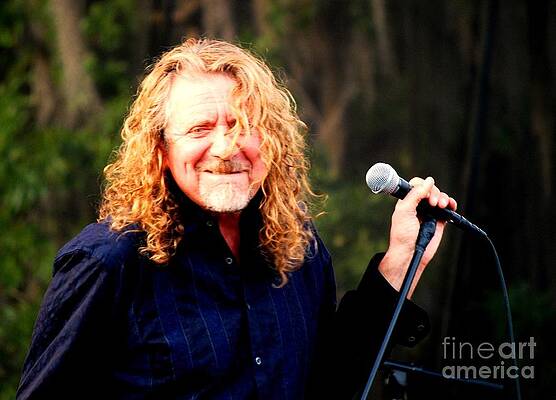 Music Wall Art featuring the photograph Robert Plant by Angela J Murray